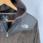 The North Face Brown Fuzzy Zip Up Athletic Sport Jacket L Photo 2