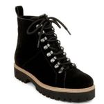 Splendid NEW Karissa Black Suede Lace-Up Boot Size 9 Photo 0