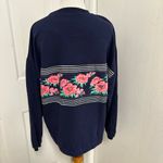 Vintage Floral Double Sided Sweatshirt Size L Photo 3