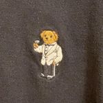 Ralph Lauren Black Polo Bear  Hoodie Size small Photo 2