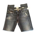 Frame Le Garçon Women's Mid-Rise Straight Jeans Size 25 Dark Blue Photo 3