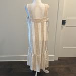 Maeve NWOT Anthropologie  Petite Neutral Stripe Dress Sz MP Photo 6