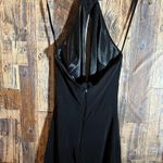 Bebe women halter open back open in front sleeveless black miniskirt size XS 36 length x 13 w rm18 Photo 0