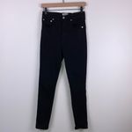 AGOLDE  Sophie Cropped Jeans Jet Black Women’s Size 27 Slim Skinny High Rise Photo 1