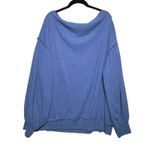 Free People x WE THE FREE Women’s Main Squeeze Hacci Blue Sweater Med Photo 2