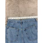 Anthropologie Ética Marley Ultra High Rise Baggy‎ Wide Leg Jeans 29 Denim School Blue Photo 6