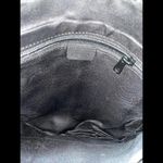 Cochor GUNMETAL Leather Cross Body Purse ZIP Close Adj Strap‎ Matte Photo 6