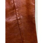 Bardot Croc Faux Leather Pants in Tan Croc 6 Womens Vegan Trousers Photo 6