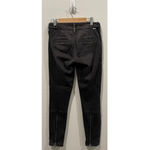 MOTHER Denim  Black The Speedster Zip Jeans Photo 5