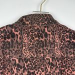 English Rose  Women's Pink & Black Animal Print Sleeveless Vest Size M/L NWOT Photo 6