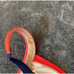 Lululemon  bright orange/navy blue sports‎ bra ( 32C ) Photo 3