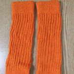 #4 New/Customer Return HOOTERS Girl PEAVEY XL Length SCRUNCHIE SOCKS Orange O/S Photo 6