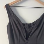 Revolve  NBD Black Sleeveless Dress Plunge Wired V-Neck Mini Zip Up Zipper Solid Photo 4