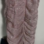 Lulus New  Women's XS Spaghetti Strap Pink Bodycon Ruched Mini New Years Dress Photo 7