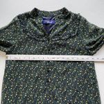 Sonic Youth Dress Long Sleeve Floral Print Mini Dress Tiered Ruffle V Photo 7