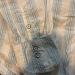 We The Free Free People Kelia Stripe Trapeze Shirt Size Large Photo 13