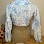 Surf Gypsy Tie Dye Eyelet Crop Top Photo 1