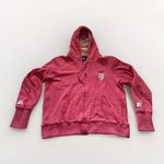 Pittsburgh‎ Steelers Women's Full Zip Pink Logo Cable Knit Hoodie XXL Photo 0