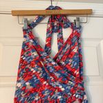 Boden St. Lucia Halter Dress Red White Blue Multi Patriotic Knee Summer Sun 4 Photo 1
