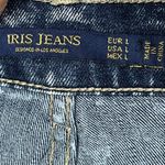 Iris  Jeans Modern Vintage Shorts Acid-Wash‎ Shag Hem
High Rise Size Large Photo 1
