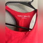 Outdoor Voices  Red TechSweat High Neck Crop Top Sports Bra Photo 2
