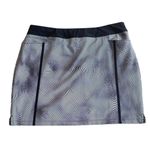 Adidas  Women’s Golf Tennis Skort Size L Striped Pull On Pockets Black White Photo 2