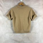 Rokoko  Short sleeve Cable knit Polo Sweater MEDIUM Photo 3