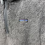 Patagonia Los Gatos High Pile Sherpa Fleece 1/4 Zip Jacket Gray Size XL Photo 3