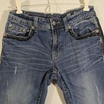 Miss Me Boyfriend Capri Jeans Women's size 25 Rhinestone Flap Pockets #J85660P3 Photo 1