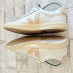 VEJA Campo White Almond Chrome Free Leather Sustainable Minimalist Sneaker Sz 7 Photo 4