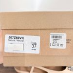 Bibi Lou Anthro Embellished Flat Slingback Shoes US 6 EU 37 W/ Box $190 Leather Tan Size 7 Photo 6