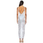 Miscreants x Revolve Kaia Sequin Maxi Dress Baby Blue UK 6 US 2 NWT Photo 2