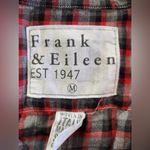Frank & Eileen  Paul Gray and Red Button Down Long Sleeve Button Down Size Med Photo 6