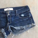 Hollister  Denim Jean Short Booty Shorts Distressed Photo 3