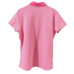 Vineyard Vines  Performance Stripe Pique Polo Shirt L 20” p2p Pink EUC Photo 4