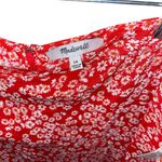 Madewell maxi “red ditzy” skirt size 14 NWT Photo 5