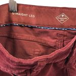 st. john's bay  Burgundy Corduroy Straight Leg 5 Pocket Hemmed Pants womens 14 Photo 6