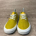 Vans  Authentic Women's‎ Yellow Suede Sneakers Size 8.5 Casual Skateboarding Photo 3