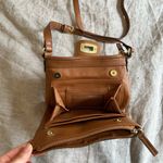 Merona  light brown leather cross-body bag Photo 2