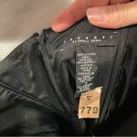 Laundry by Shelli Segal Beautiful Y2K silk accordion pleat black bow tie strapless classic luxury dress Photo 6