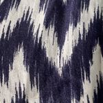 Pomander Place Navy Ikat Kenzo Dress XS/S Chevron Blue & White Tiered Tuckernuck Photo 4