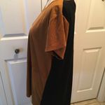 August Silk 2 tone Camel/Black Lg Top Photo 1