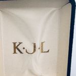 KENNETH JAY LANE MARQUISE CRYSTAL RHINESTONE LEAF DANGLE CLIP Photo 9