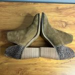 Dolce Vida DV8 Heel Ankle Boots Size 7 Booties Leopard Colorblock 3.5" Heel Tan Photo 6