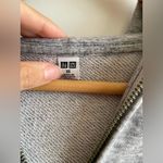 Uniqlo  Gray Cotton Blend Full Zip Hoodie Women’s XS Performance Sporty Photo 1