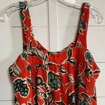 Band of the Free Teresa Tangerine Floral Tank Mini Dress M Photo 6