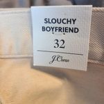 J.Crew Jeans Womens Sz 32 Slouchy Boyfriend Jeans Natural Ecru High Rise Photo 5