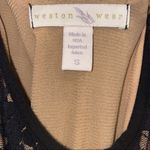 Anthropologie Weston Wear Black Floral Lace High Neck Halter Top Size Small Photo 5