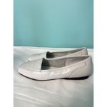 Enzo Angiolini Womens 5.5 White Leather Loafers Slip On Vintage S-322 Photo 3