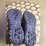 Columbia  Womens Gray and Blue Hiking Shoes 8.5, waterproof, preloved worn 2X Photo 11